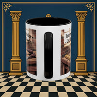 Premium Ready to Go Freemason Design | Entered Apprentice Let the work Begin - Masonic Mugs