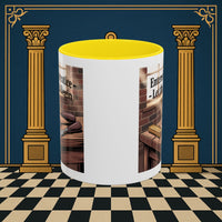 Premium Ready to Go Freemason Design | Entered Apprentice Let the work Begin - Masonic Mugs