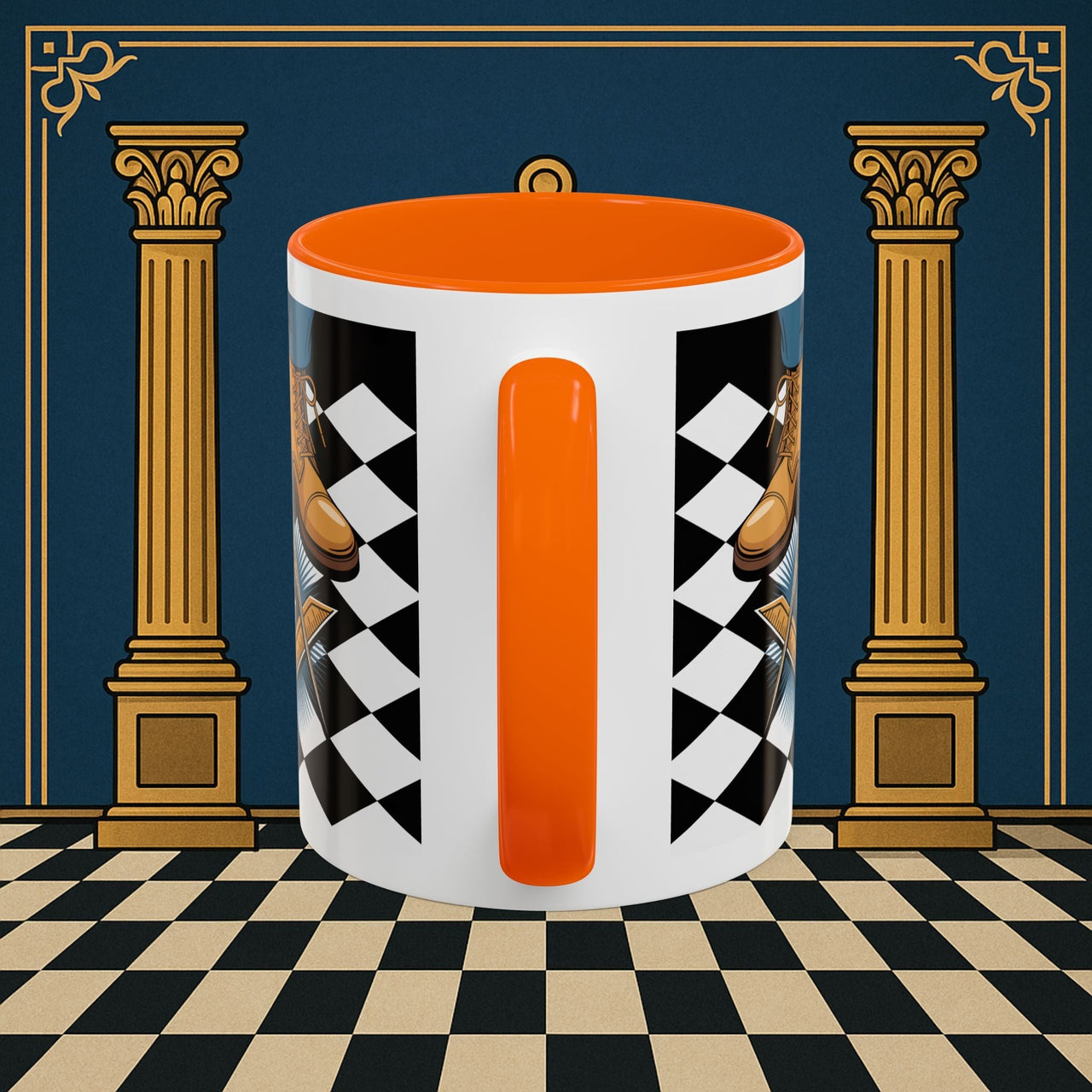 Premium Ready to Go Freemason Design | Entered Apprentice My first step on the Square - Masonic Mugs
