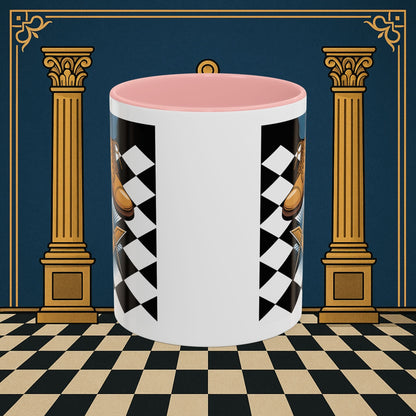 Premium Ready to Go Freemason Design | Entered Apprentice My first step on the Square - Masonic Mugs