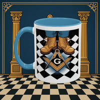 Premium Ready to Go Freemason Design | Entered Apprentice My first step on the Square - Masonic Mugs