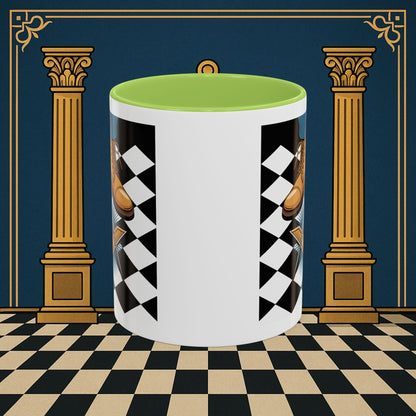 Premium Ready to Go Freemason Design | Entered Apprentice My first step on the Square - Masonic Mugs