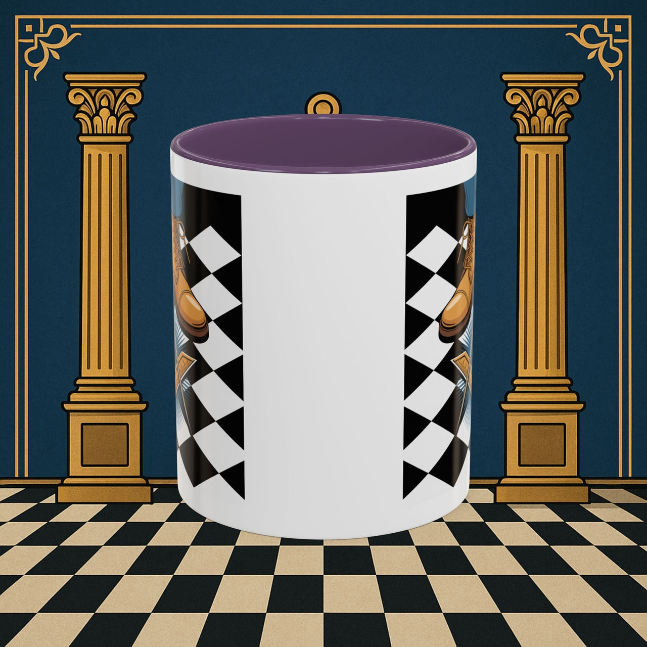Premium Ready to Go Freemason Design | Entered Apprentice My first step on the Square - Masonic Mugs