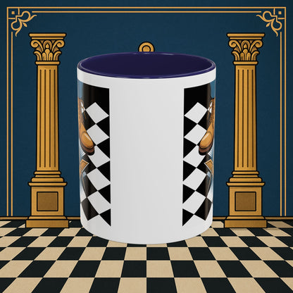 Premium Ready to Go Freemason Design | Entered Apprentice My first step on the Square - Masonic Mugs