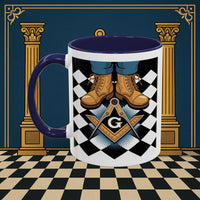 Premium Ready to Go Freemason Design | Entered Apprentice My first step on the Square - Masonic Mugs
