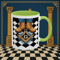 Premium Ready to Go Freemason Design | Entered Apprentice My first step on the Square - Masonic Mugs