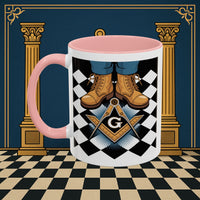 Premium Ready to Go Freemason Design | Entered Apprentice My first step on the Square - Masonic Mugs