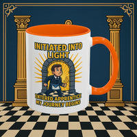 Premium Ready to Go Freemason Design | Entered Apprentice My Journey Begins - Masonic Mugs