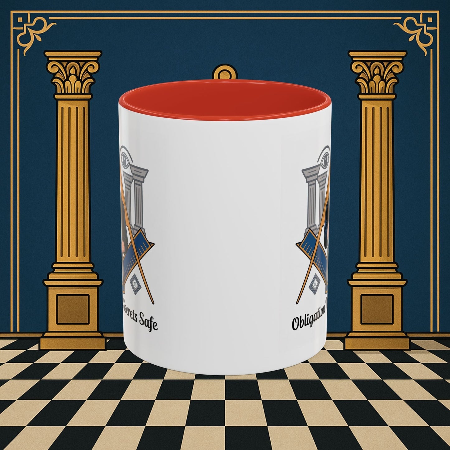 Premium Ready to Go Freemason Design | Entered Apprentice Obligation taken secrets Safe - Masonic Mugs