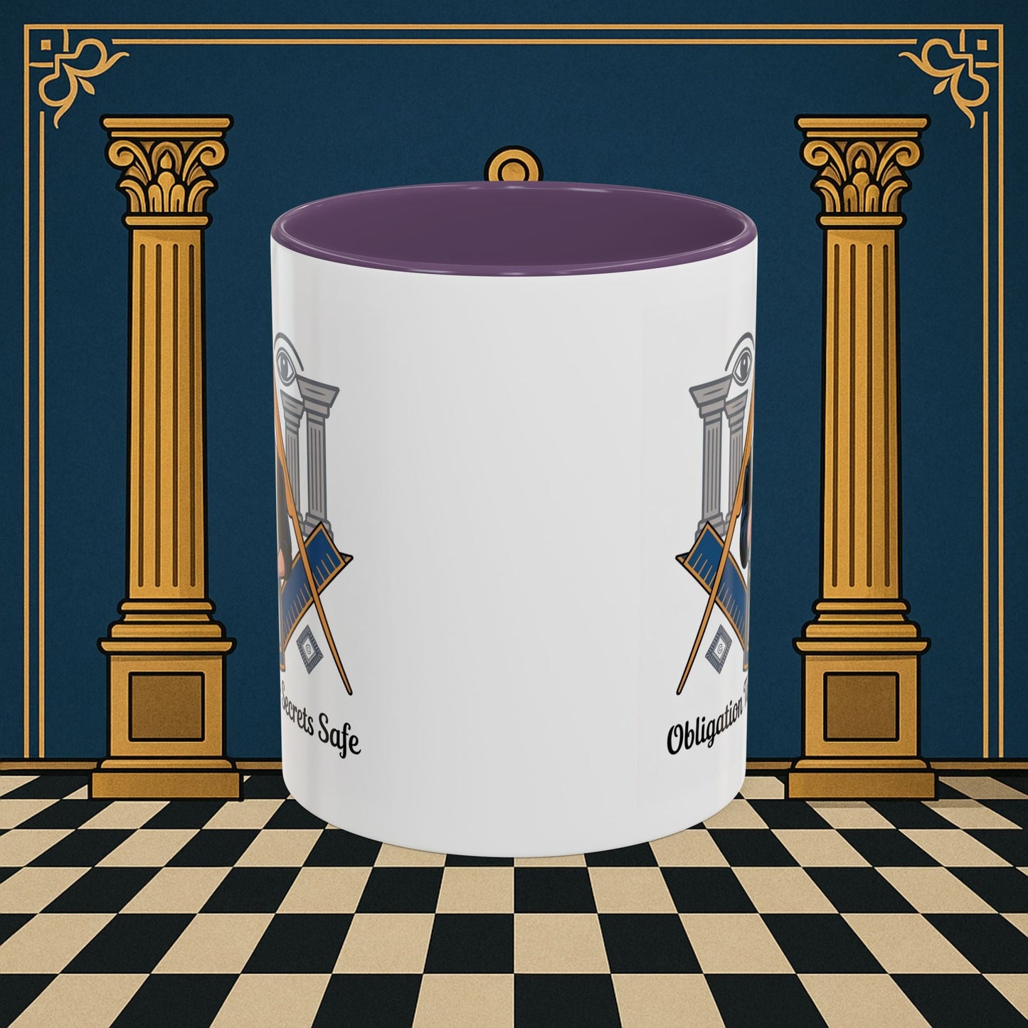 Premium Ready to Go Freemason Design | Entered Apprentice Obligation taken secrets Safe - Masonic Mugs