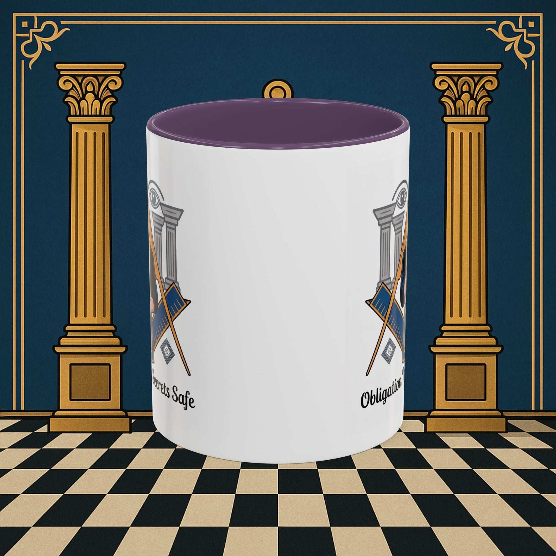 Premium Ready to Go Freemason Design | Entered Apprentice Obligation taken secrets Safe - Masonic Mugs