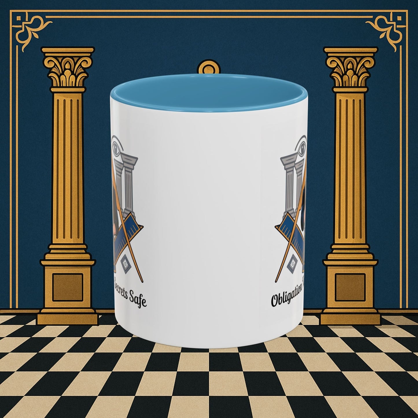 Premium Ready to Go Freemason Design | Entered Apprentice Obligation taken secrets Safe - Masonic Mugs