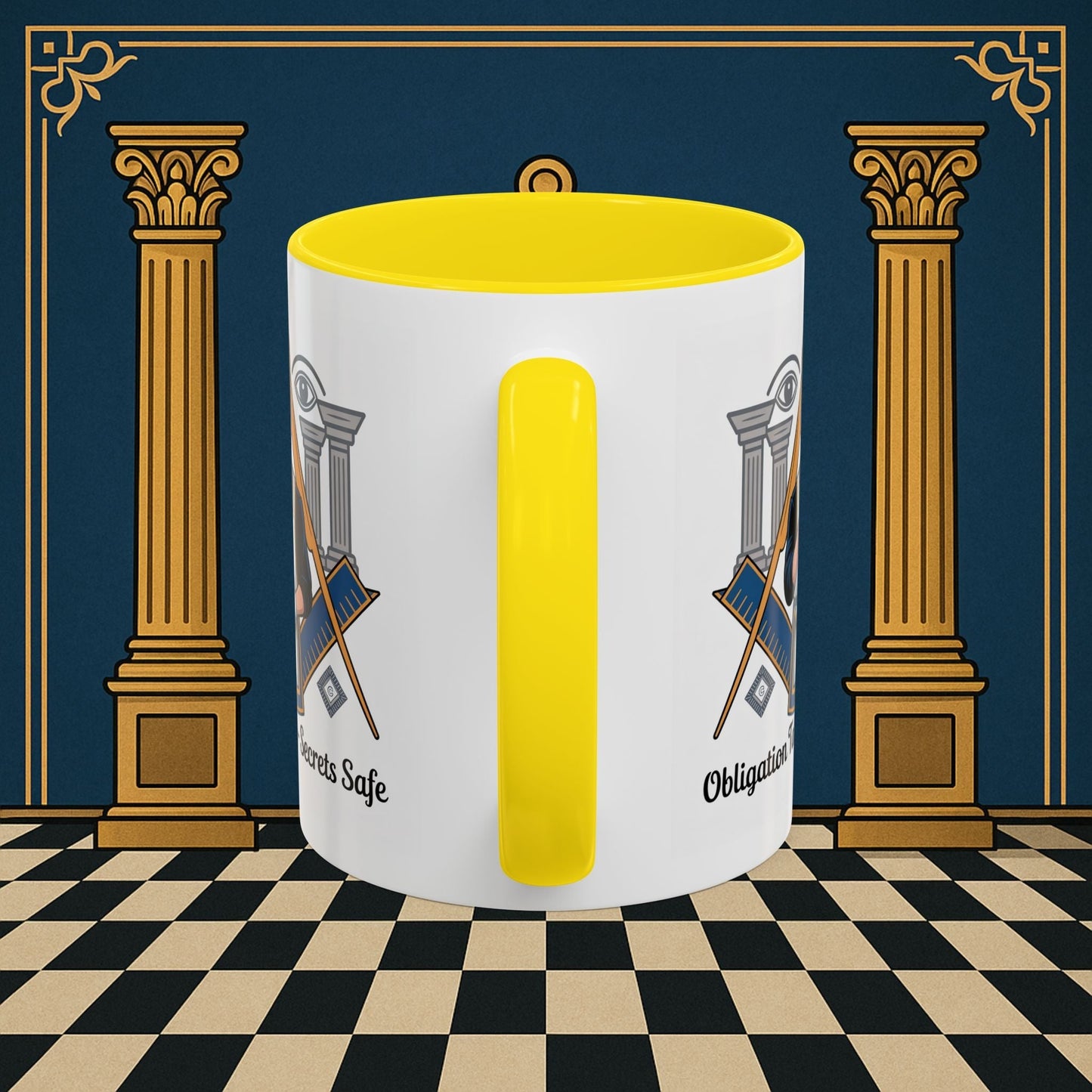 Premium Ready to Go Freemason Design | Entered Apprentice Obligation taken secrets Safe - Masonic Mugs