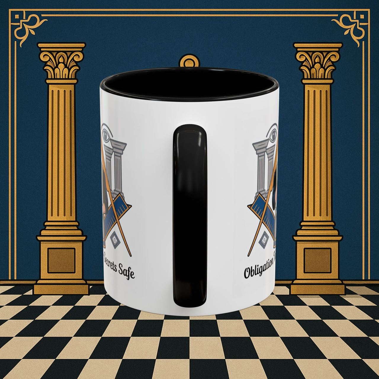 Premium Ready to Go Freemason Design | Entered Apprentice Obligation taken secrets Safe - Masonic Mugs