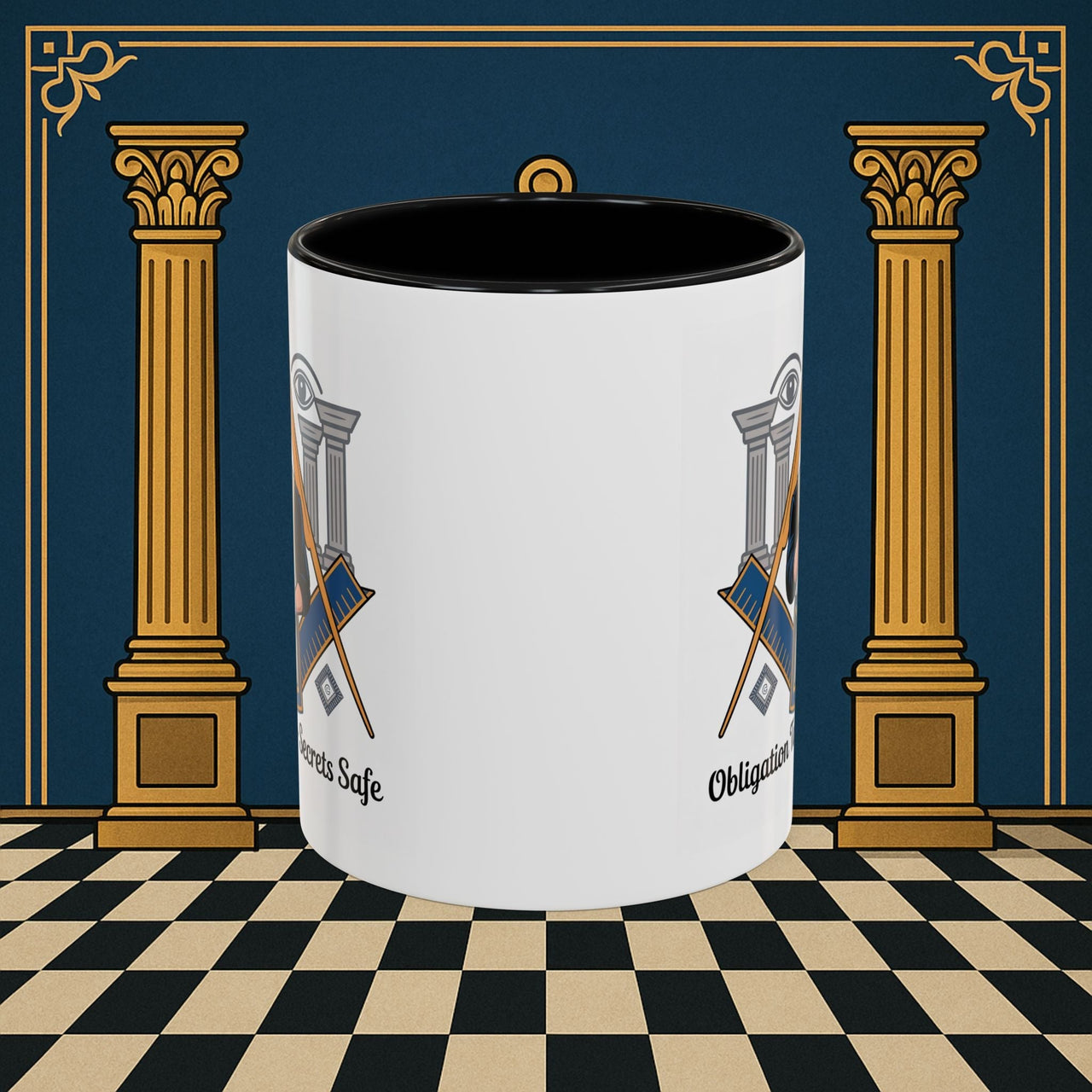 Premium Ready to Go Freemason Design | Entered Apprentice Obligation taken secrets Safe - Masonic Mugs