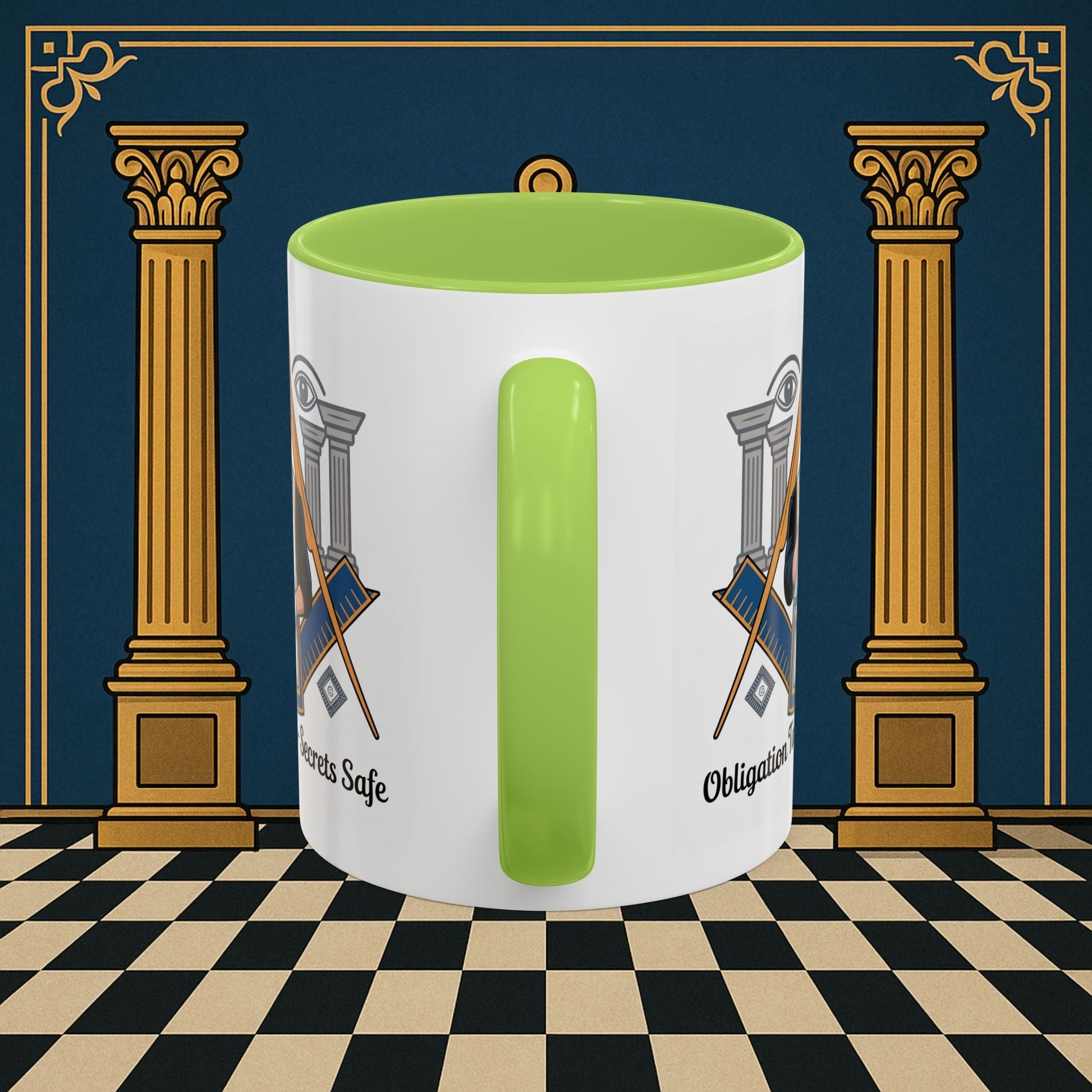 Premium Ready to Go Freemason Design | Entered Apprentice Obligation taken secrets Safe - Masonic Mugs