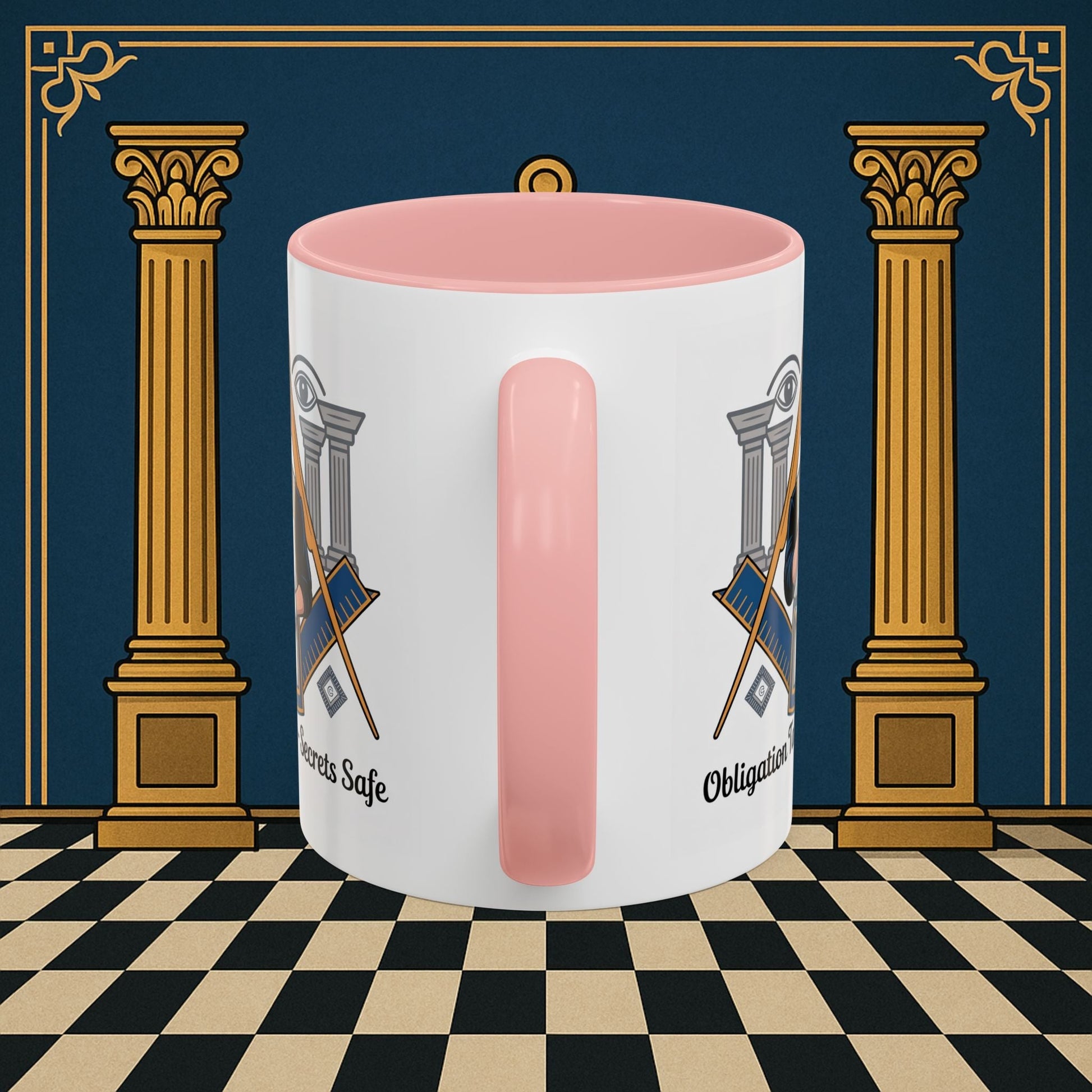 Premium Ready to Go Freemason Design | Entered Apprentice Obligation taken secrets Safe - Masonic Mugs
