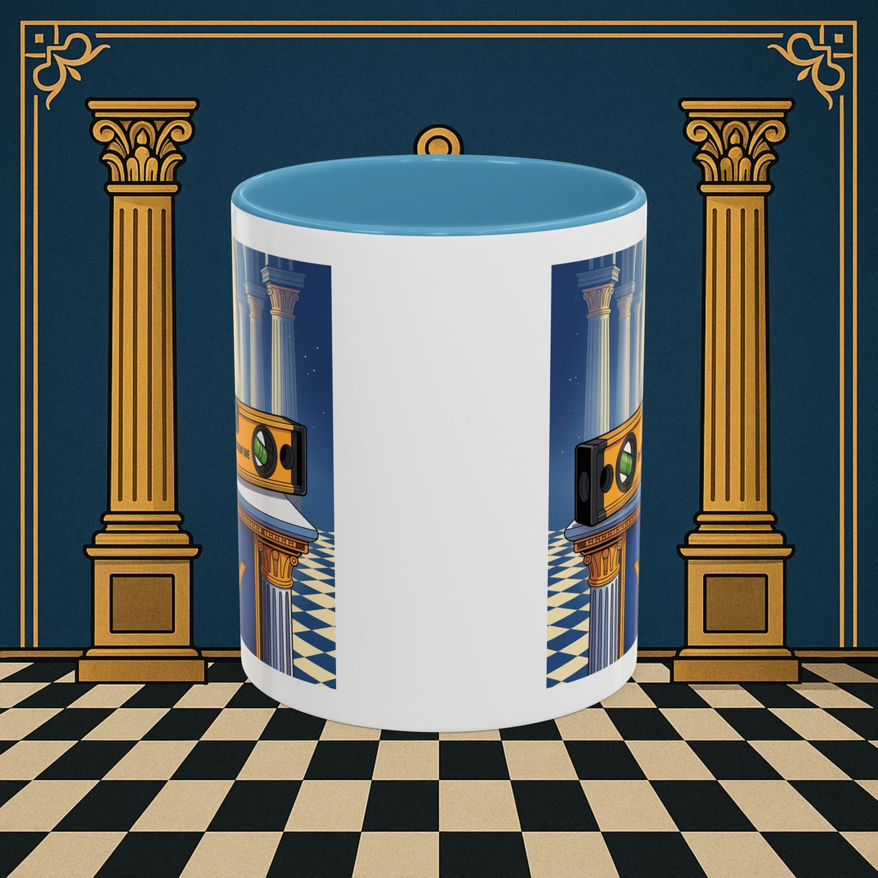Premium Ready to Go Freemason Design | Entered Apprentice One the level from Day One - Masonic Mugs