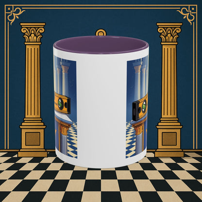 Premium Ready to Go Freemason Design | Entered Apprentice One the level from Day One - Masonic Mugs