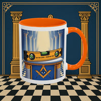 Premium Ready to Go Freemason Design | Entered Apprentice One the level from Day One - Masonic Mugs