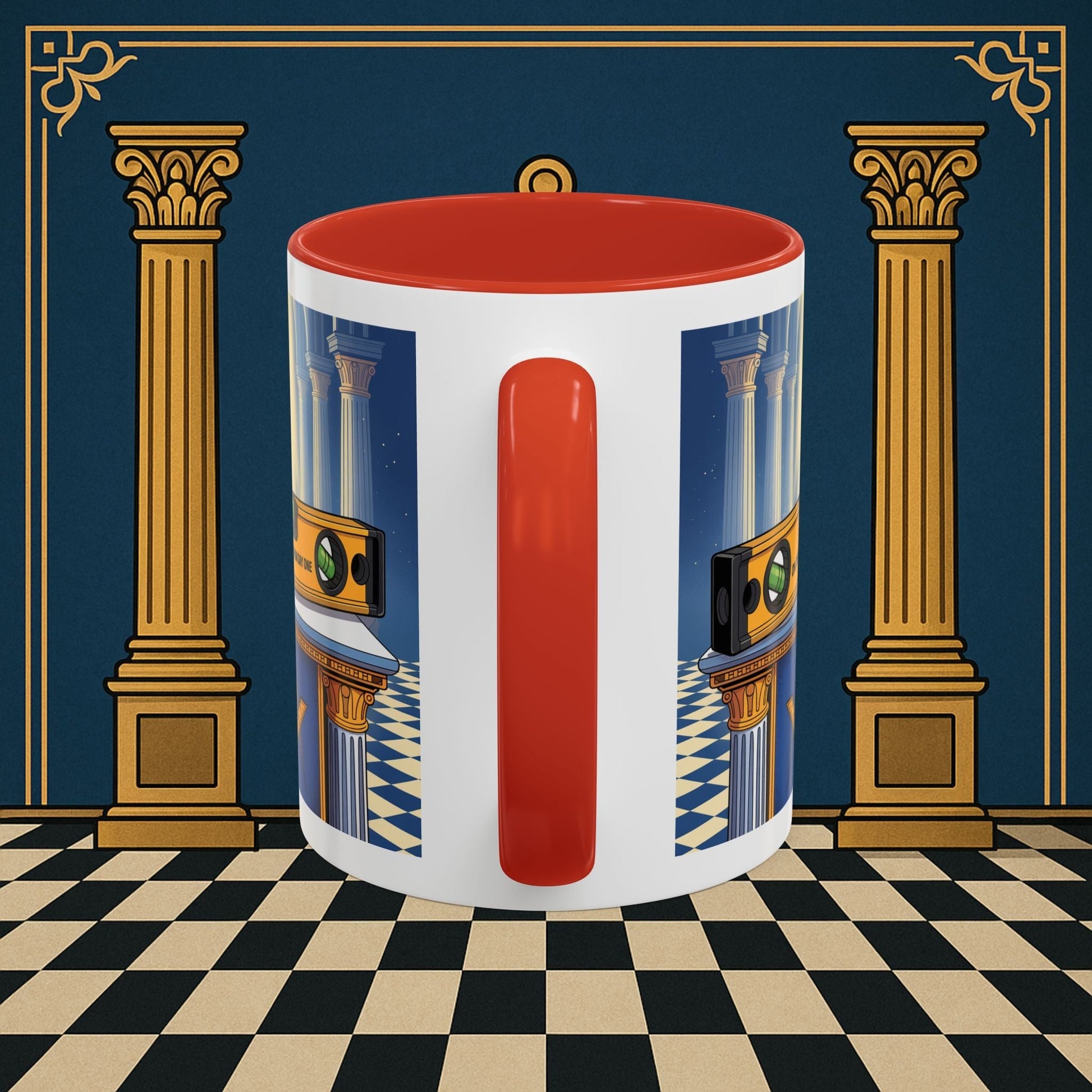 Premium Ready to Go Freemason Design | Entered Apprentice One the level from Day One - Masonic Mugs