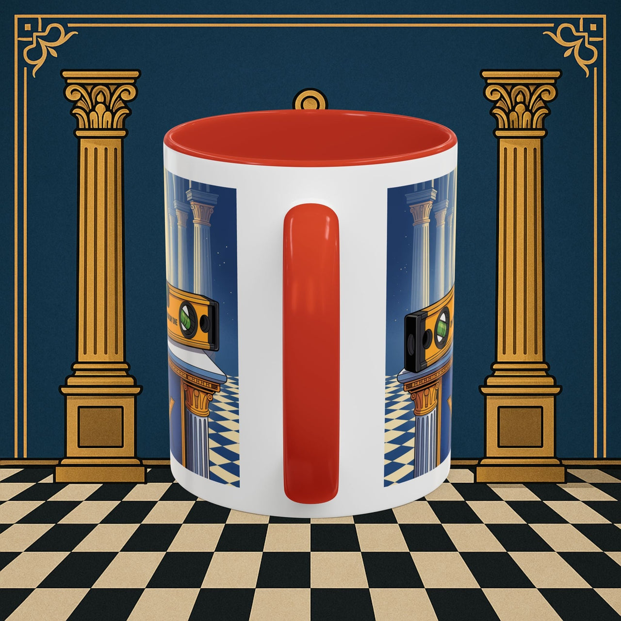 Premium Ready to Go Freemason Design | Entered Apprentice One the level from Day One - Masonic Mugs