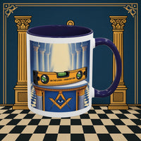 Premium Ready to Go Freemason Design | Entered Apprentice One the level from Day One - Masonic Mugs
