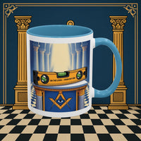 Premium Ready to Go Freemason Design | Entered Apprentice One the level from Day One - Masonic Mugs