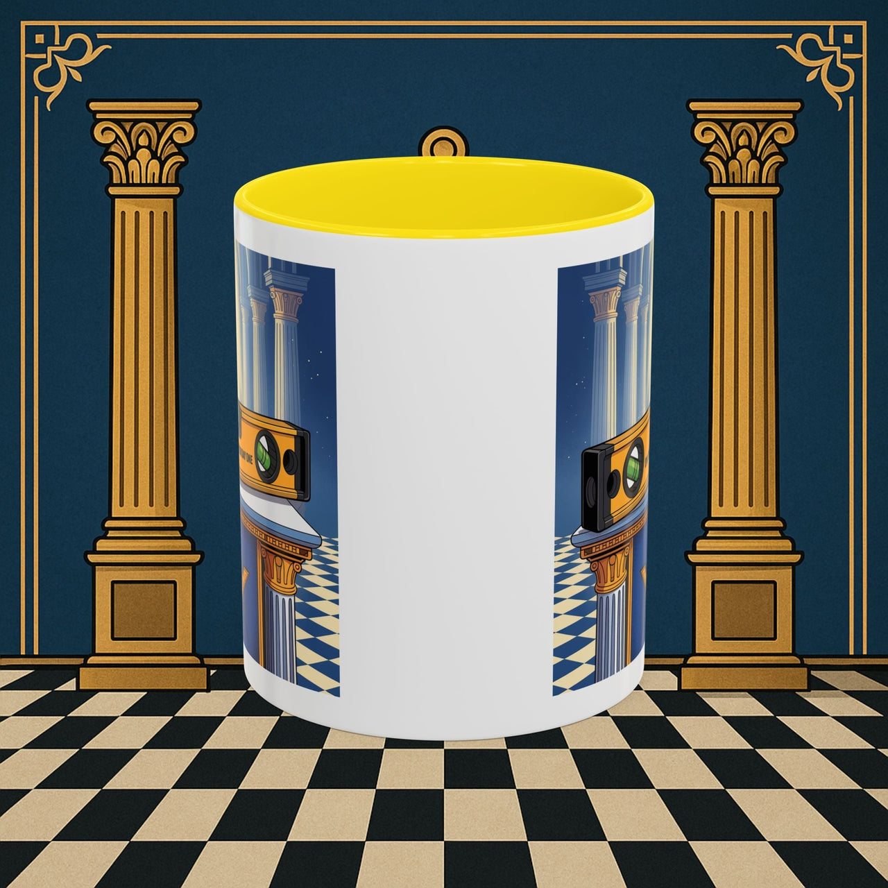 Premium Ready to Go Freemason Design | Entered Apprentice One the level from Day One - Masonic Mugs
