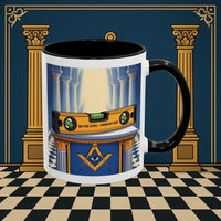 Premium Ready to Go Freemason Design | Entered Apprentice One the level from Day One - Masonic Mugs
