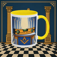 Premium Ready to Go Freemason Design | Entered Apprentice One the level from Day One - Masonic Mugs