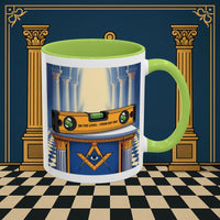 Premium Ready to Go Freemason Design | Entered Apprentice One the level from Day One - Masonic Mugs