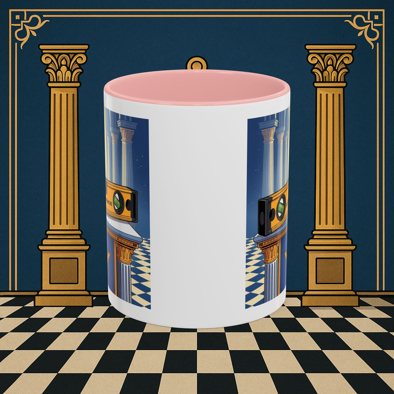 Premium Ready to Go Freemason Design | Entered Apprentice One the level from Day One - Masonic Mugs