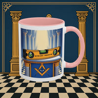 Premium Ready to Go Freemason Design | Entered Apprentice One the level from Day One - Masonic Mugs
