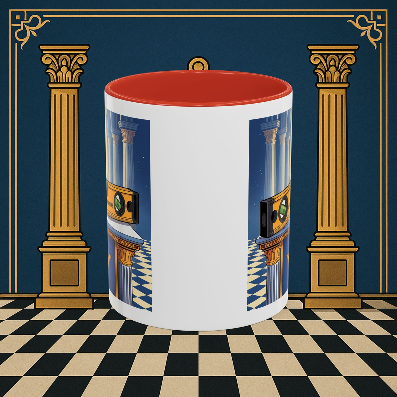 Premium Ready to Go Freemason Design | Entered Apprentice One the level from Day One - Masonic Mugs