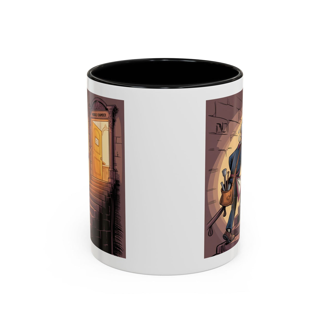Premium Ready to Go Freemason Design | Fellowcraft | Entering the Middle Chamber - Masonic Mugs