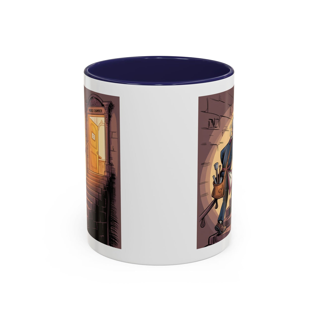 Premium Ready to Go Freemason Design | Fellowcraft | Entering the Middle Chamber - Masonic Mugs