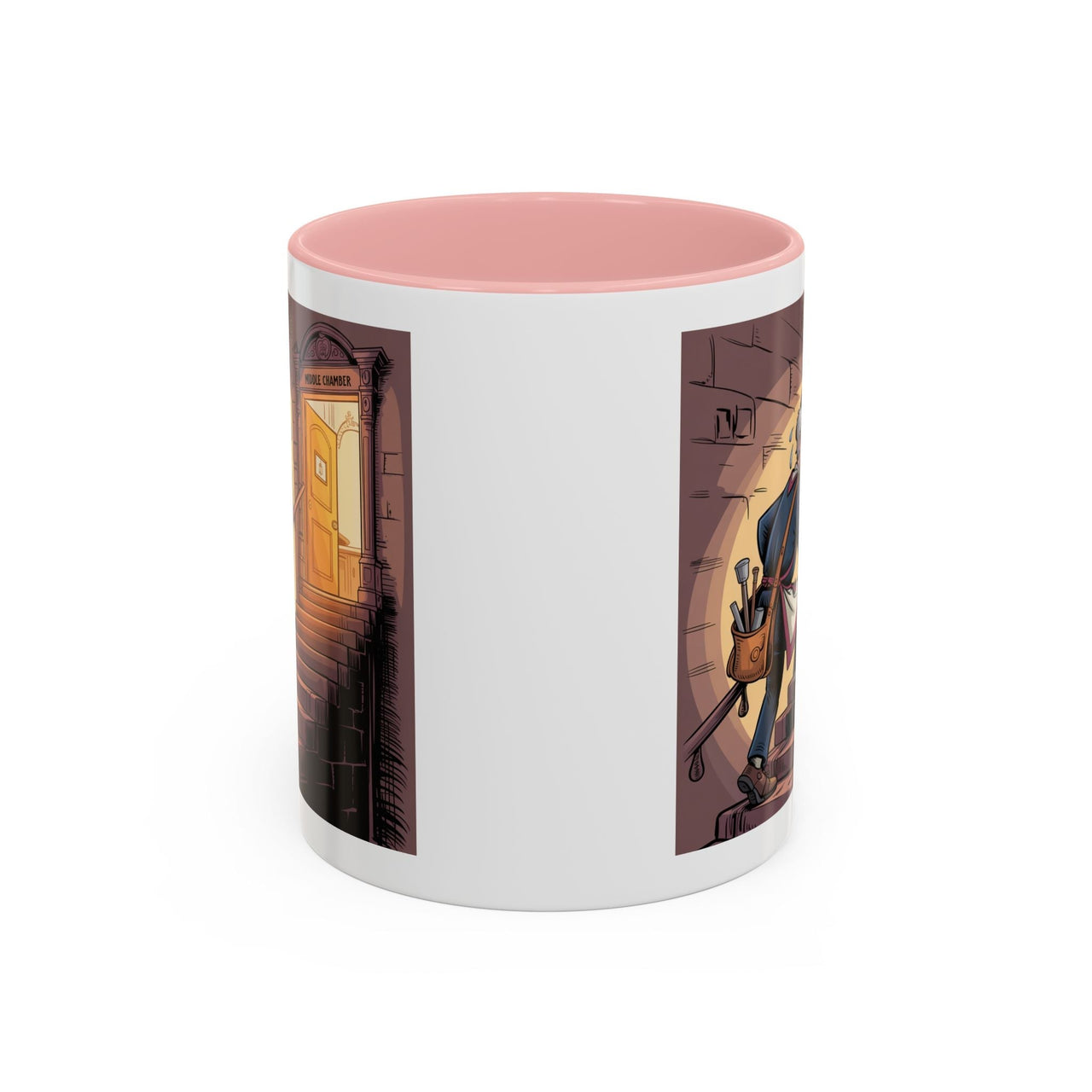 Premium Ready to Go Freemason Design | Fellowcraft | Entering the Middle Chamber - Masonic Mugs