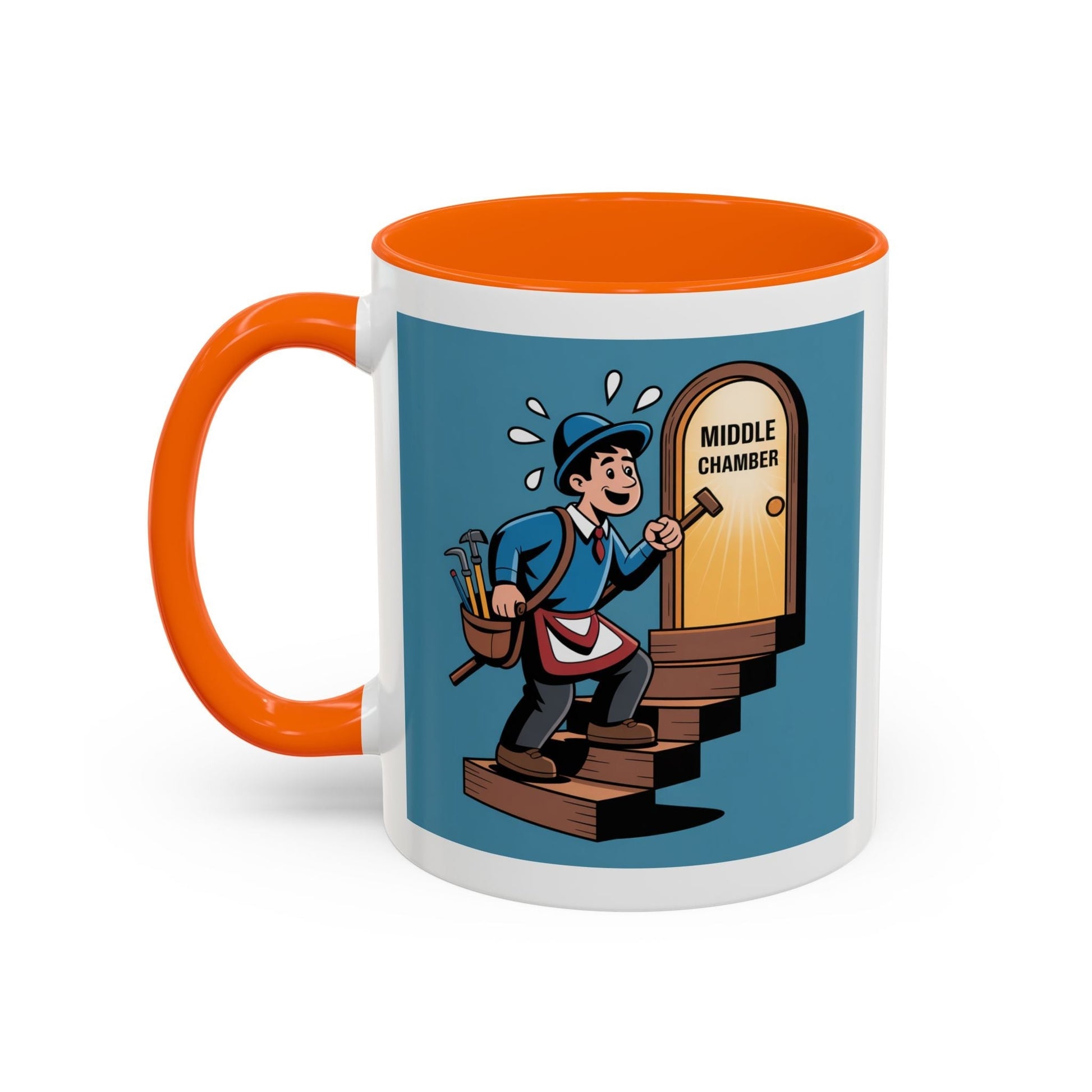 Premium Ready to Go Freemason Design | Fellowcraft | Entering the Middle Chamber - Masonic Mugs