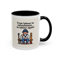 Premium Ready to Go Freemason Design | Fellowcraft | From Labour to refreshment - Masonic Mugs