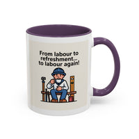 Premium Ready to Go Freemason Design | Fellowcraft | From Labour to refreshment - Masonic Mugs