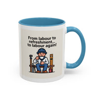 Premium Ready to Go Freemason Design | Fellowcraft | From Labour to refreshment - Masonic Mugs