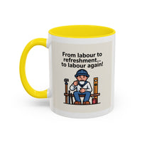 Premium Ready to Go Freemason Design | Fellowcraft | From Labour to refreshment - Masonic Mugs