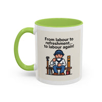 Premium Ready to Go Freemason Design | Fellowcraft | From Labour to refreshment - Masonic Mugs