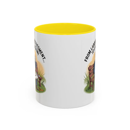 Premium Ready to Go Freemason Design | Fellowcraft | From Labour to Refreshment - Masonic Mugs