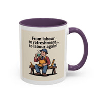 Premium Ready to Go Freemason Design | Fellowcraft | From Labour to Refreshment - Masonic Mugs
