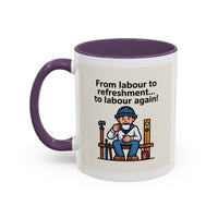 Premium Ready to Go Freemason Design | Fellowcraft | From Labour to refreshment - Masonic Mugs