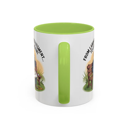 Premium Ready to Go Freemason Design | Fellowcraft | From Labour to Refreshment - Masonic Mugs