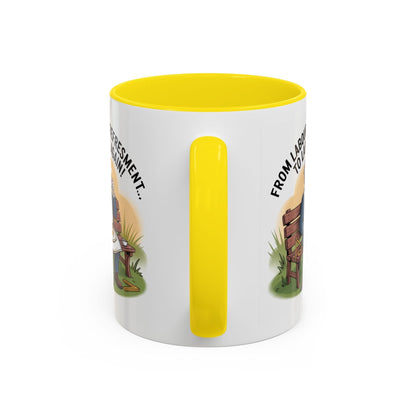 Premium Ready to Go Freemason Design | Fellowcraft | From Labour to Refreshment - Masonic Mugs