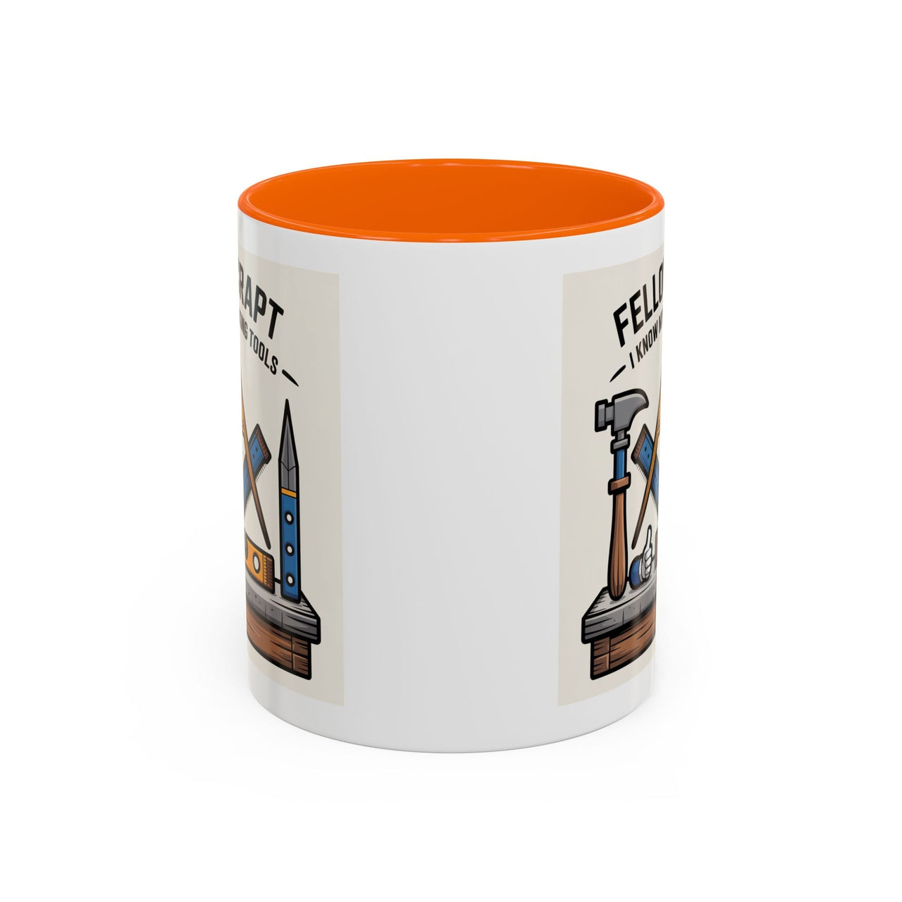 Premium Ready to Go Freemason Design | Fellowcraft | I know my working tools - Masonic Mugs